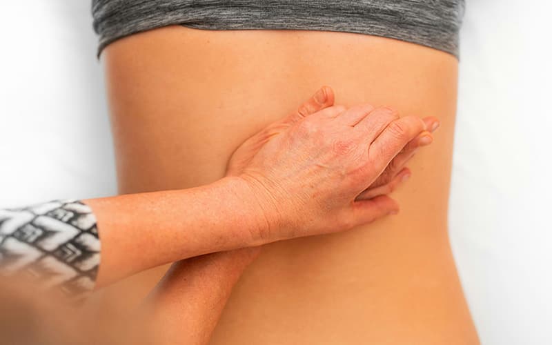 Sports massage therapy